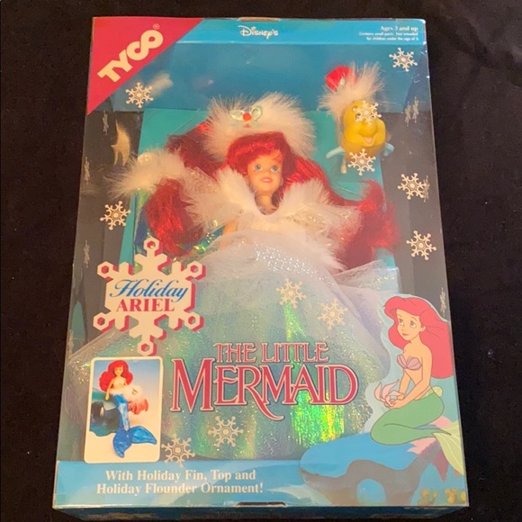 NIB Tyco Disney little mermaid holiday Barbie Doll - Picture 1 of 7
